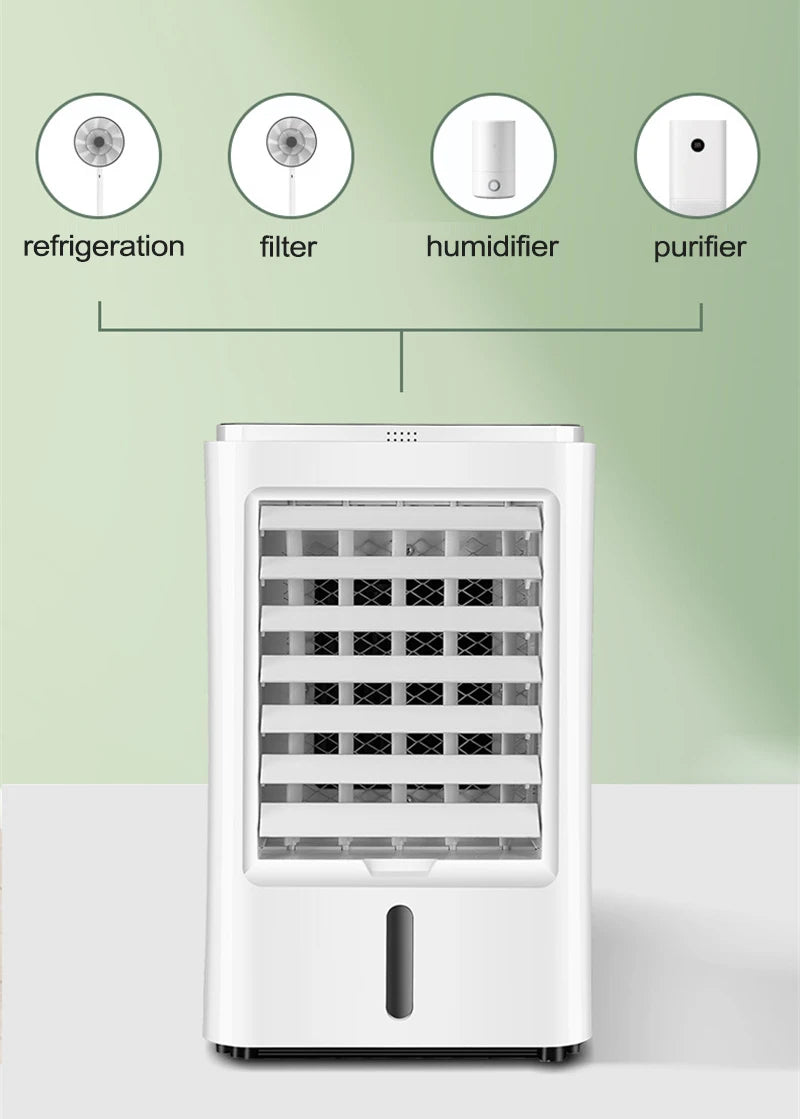 A-201 Cooling Only Air Cooler Household Air Condition Fan 3 Gear Air Conditioner Mini Air-Conditioning Fan Water-Cooled Fan