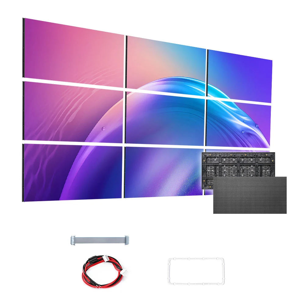 P4 LED screen panel module Outdoor 256*128mm 64*32 pixels 1/8scan 3in1 RGB SMD P4 Full Color LED display panel module