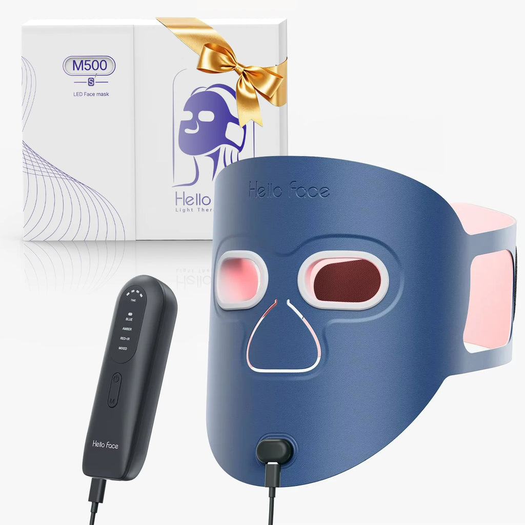 Hello Face Wireless Near-Infrared and Red Light Facial Mask For Powerful Professional Ultra-light Mask