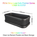 For Ninja ES601 ES701 Ninja Luxe Cafe Coffee Machine Silicone Bellow Hopper Clean Remain Powder Storage Accessories