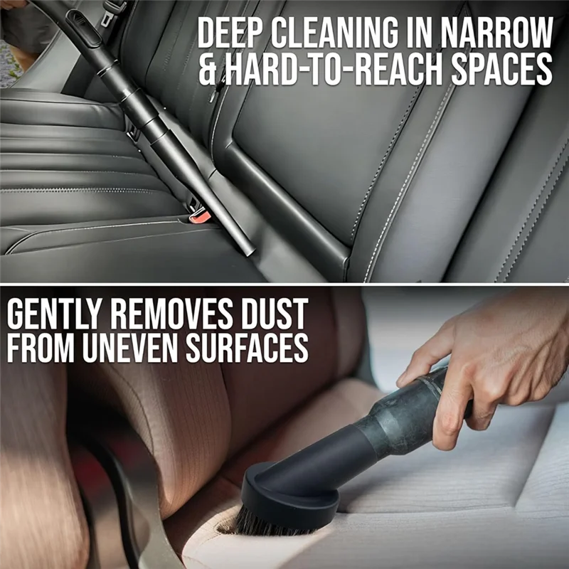 B43C For Henry Hoover Vacuum Cleaner Attachments Set-Head, Crevice, Upholstery Round Brush& Adapter Included