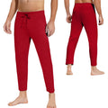 Mens Casual Loose Gym Jogging Fitness Sports Pants Drawstring Elastic Waistband Straight-Leg Trousers Yoga Training Sweatpants