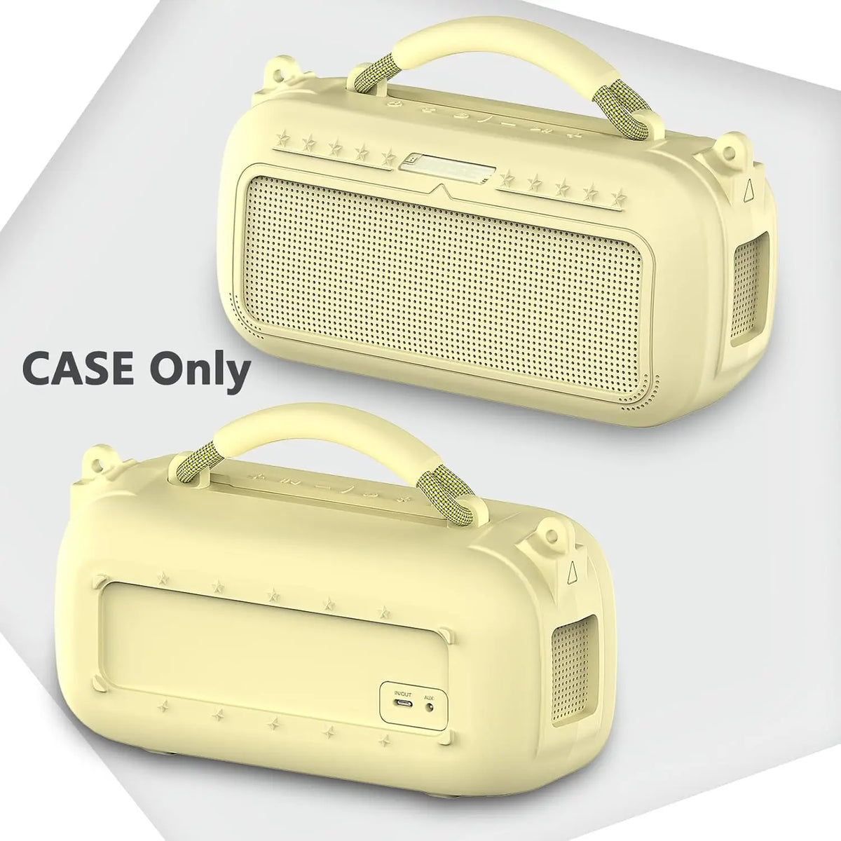 Silicone Cover Case and Shoulder Strap for Bose SoundLink Max Portable Speaker Accessories(case only)