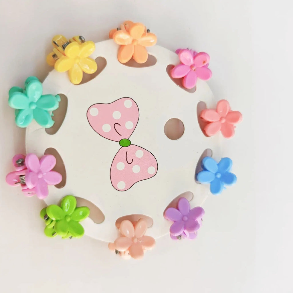 30-50PCS Fashionable Cute Children Hair Grab Clip Female Side Clip Cute Princess Hair Card Jewelry Head Flower Mini Small Hair