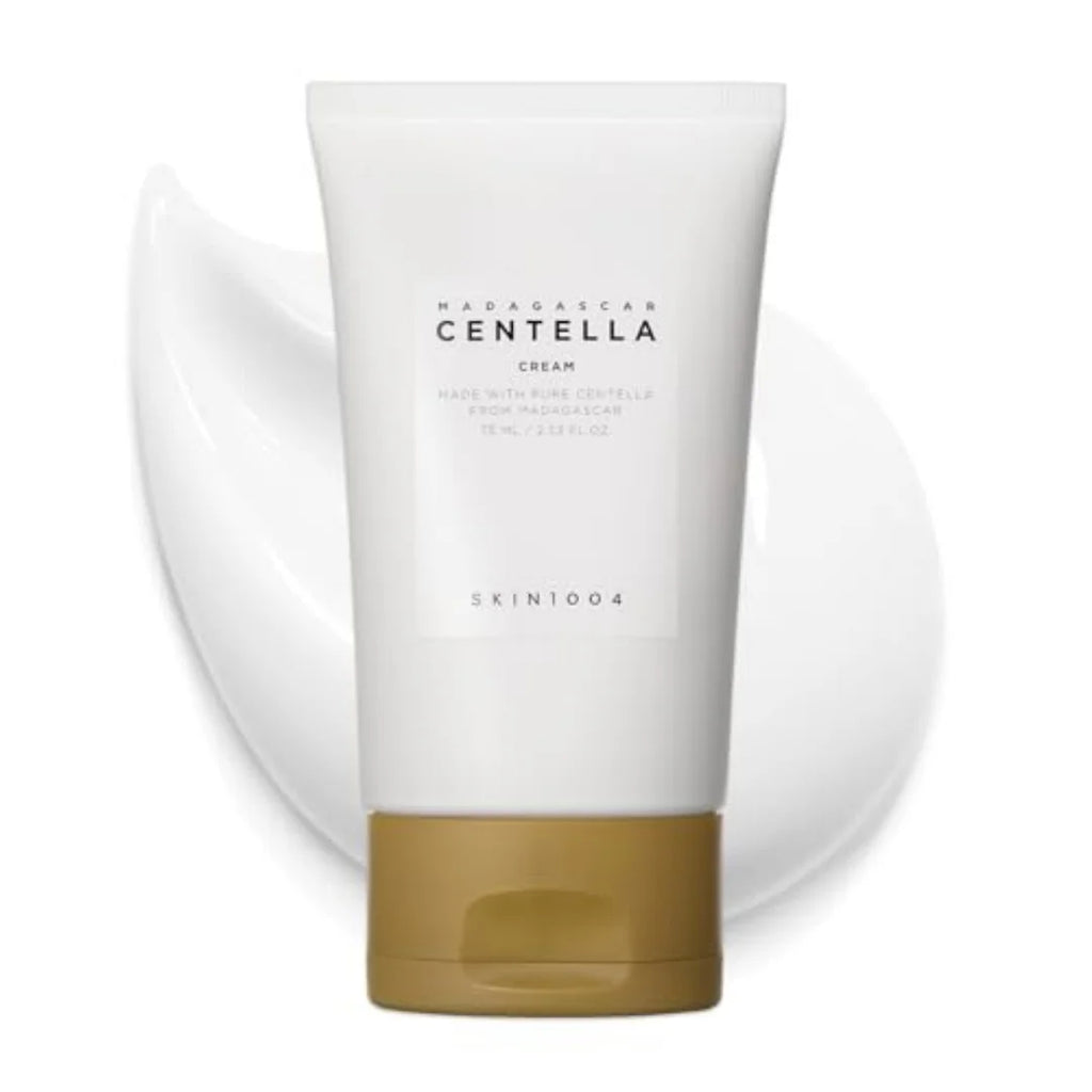 SKIN1004 Madagascar Centella Cream Soothing Repair Face Moisturizer for Sensitive Acne Prone Skin,Korean SkinCare Gel Cream 75ml
