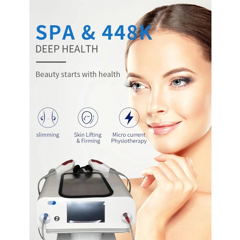 2025 448KHz CET RET Tecar Physical Therapy Physiotherapy Diathermy Pain Management Machine Boty massage