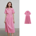 TOYOUTH Women Dress 2025 Summer New Elegant Dress 8529020