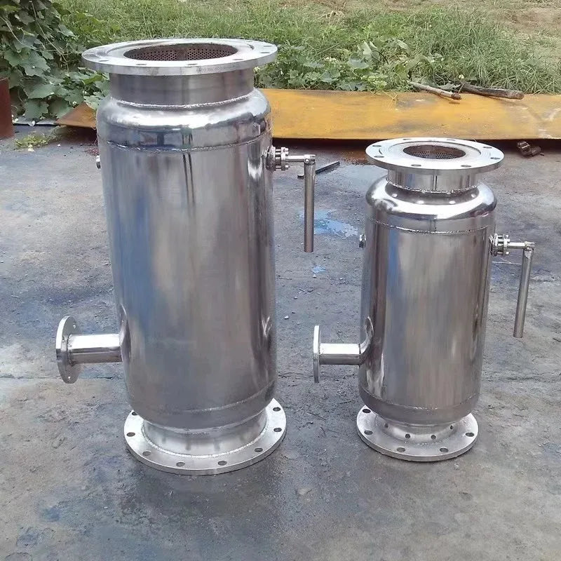 Backwash filter ZPG pipeline flange straight-through decontamination device vertical horizontal heating heat screen