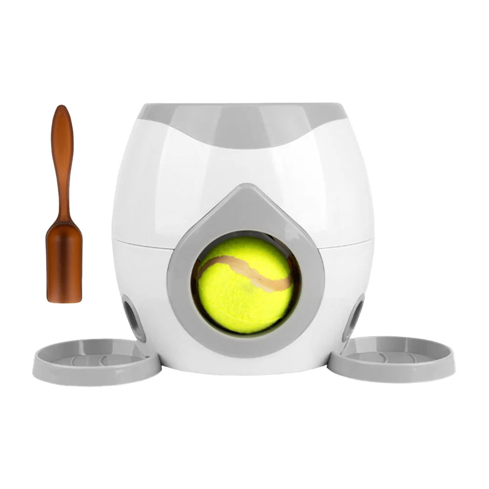 Automatic Dog Ball Launcher Dog Tennis Food Reward Machine Interactive Dog Ball Thrower Dog Tennis Balls Feeder for Dogs