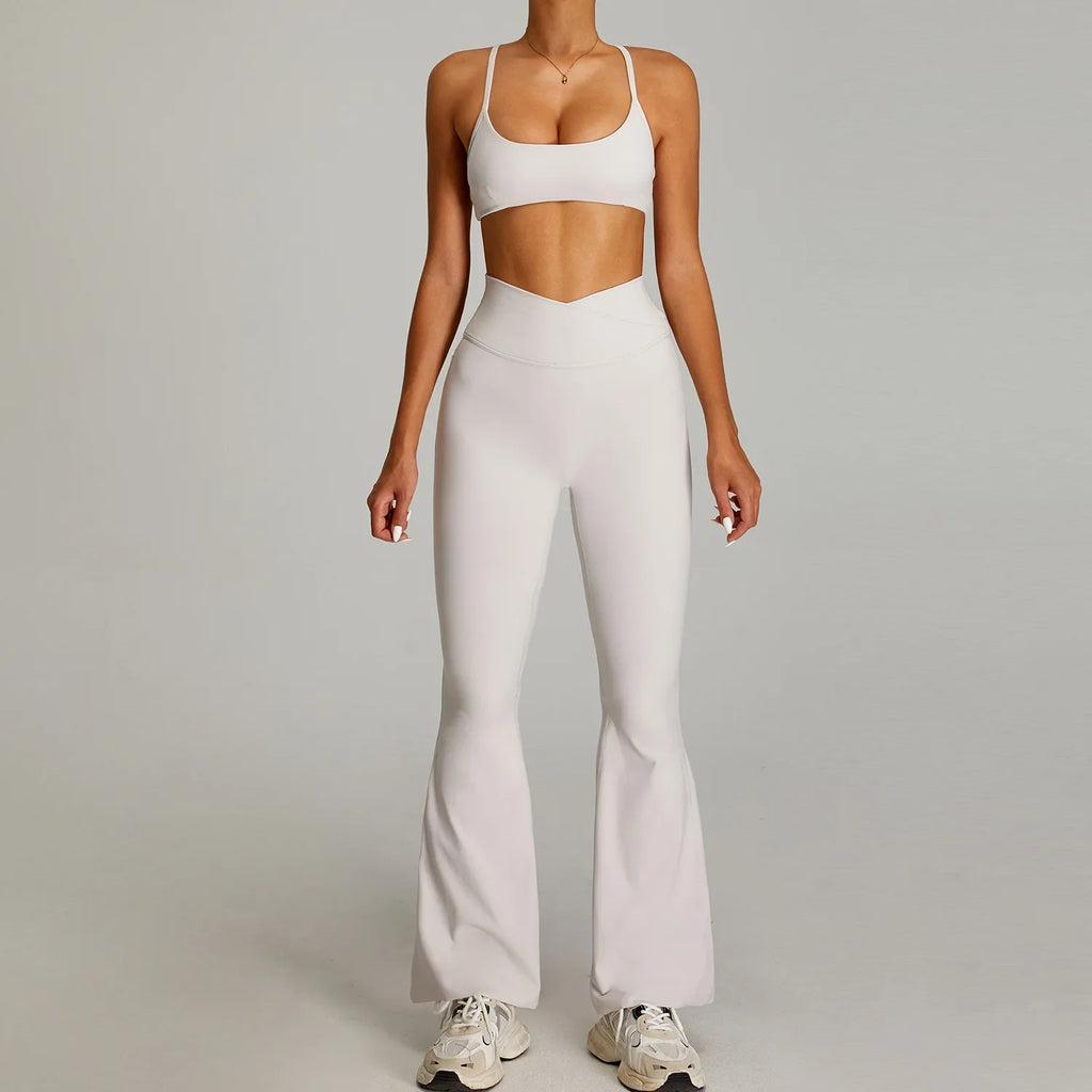 2025 New Women's High Waist Yoga Set - Seamless & Breathable 2-Piece Workout Outfit for Gym, Pilates & Running (+3 Colors)