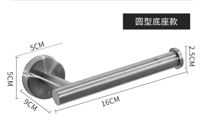 Bagnolux Stainless Steel Gun Gray Black Polished Chrome Brushed Gold Hanger Hook Towel Bar Paper Holder STURDY HANDS