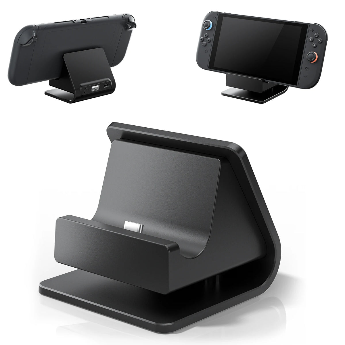 Aolion For Switch 2 Portable Charging Grip Bracket For NS2 Joy-con Controller Handle Charging Dock For Switch 2 Game Accessories