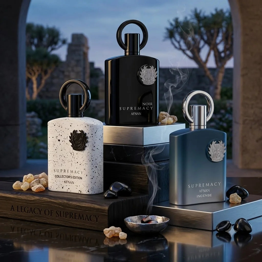 Supremacy Collection Noir Incense & Collector's Edition Men's Eau De Parfum Luxury Woody Spicy Oriental Masculine Scent