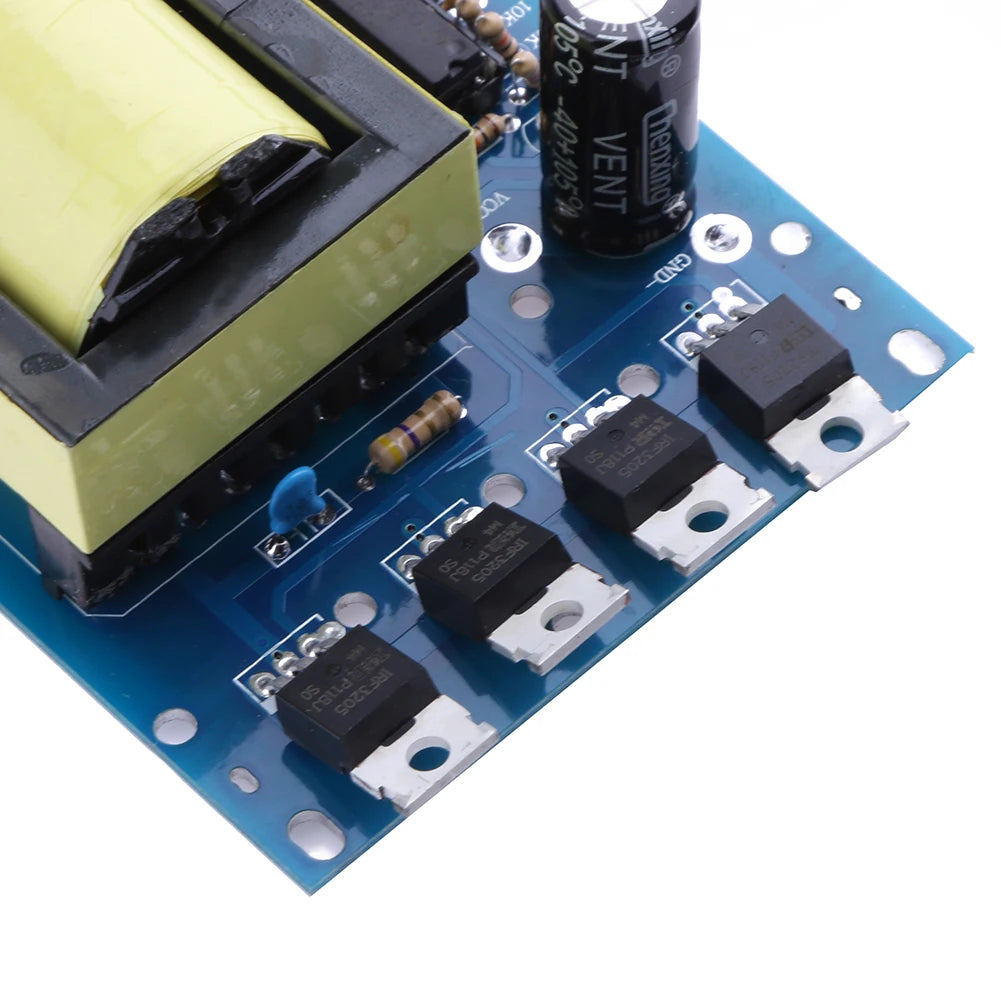 500W Pure Sine Wave Inverter DC-12V-24V To AC-180V-220V-380V Household Battery Inverter Multi-function Power Supply Accessories