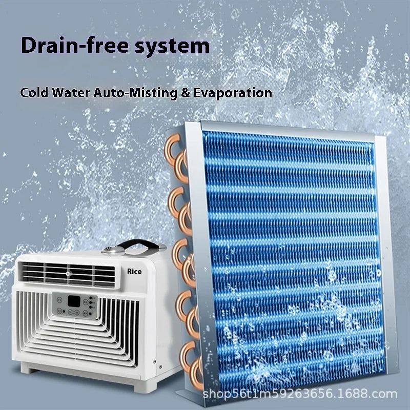 Portable Camping Tent Air Conditioner Low Noise Mini Air Conditioning For Bedroom Motorhome Camper Van Truck 110V-220V