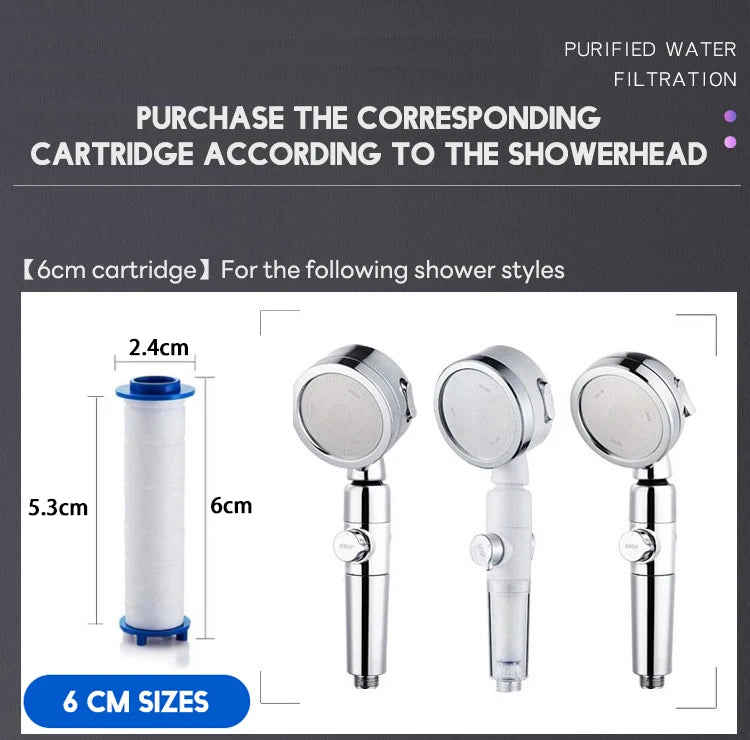 3/5/10 Pcs Shower Head Filter,Replacement Shower Head Cotton Filter Set Water Purification,Bathroom Accessories