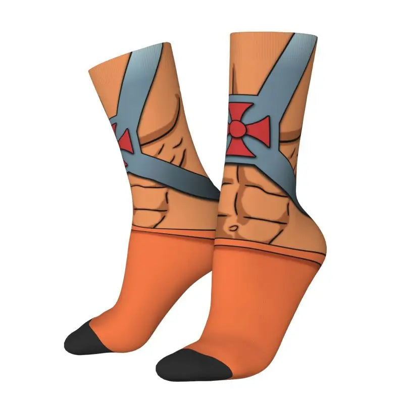 Masters Of The Universe Men Women Crew Socks Cool He Man Skeletor Heman 80s Cartoon Spring Summer Autumn Winter Dress Socks