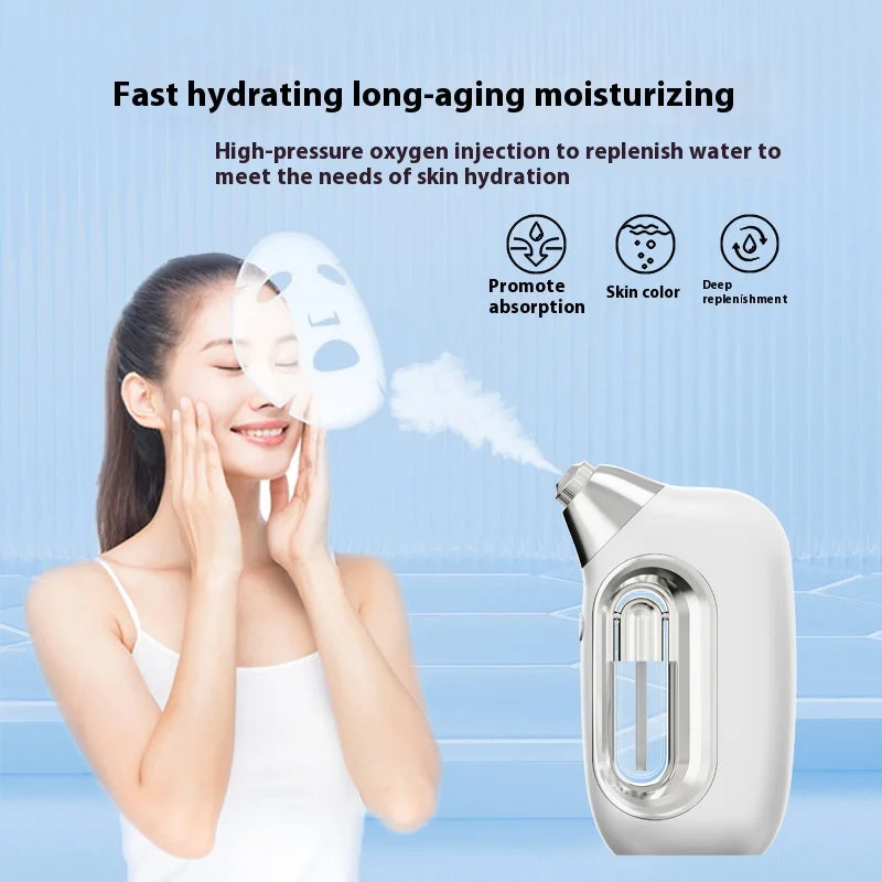 Professional Beauty Machine Women Skincare Oxygen Vaporizer Portable Self Face Steam Device Esthetician Facial Steam Devices