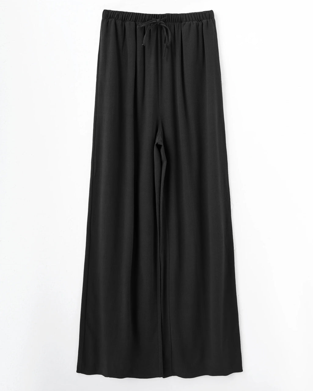 Loose Wide Leg Casual Pants Women's  Korean Linen Office Lady Household Trousers Drawstring Straight Leg Long Pants Femme
