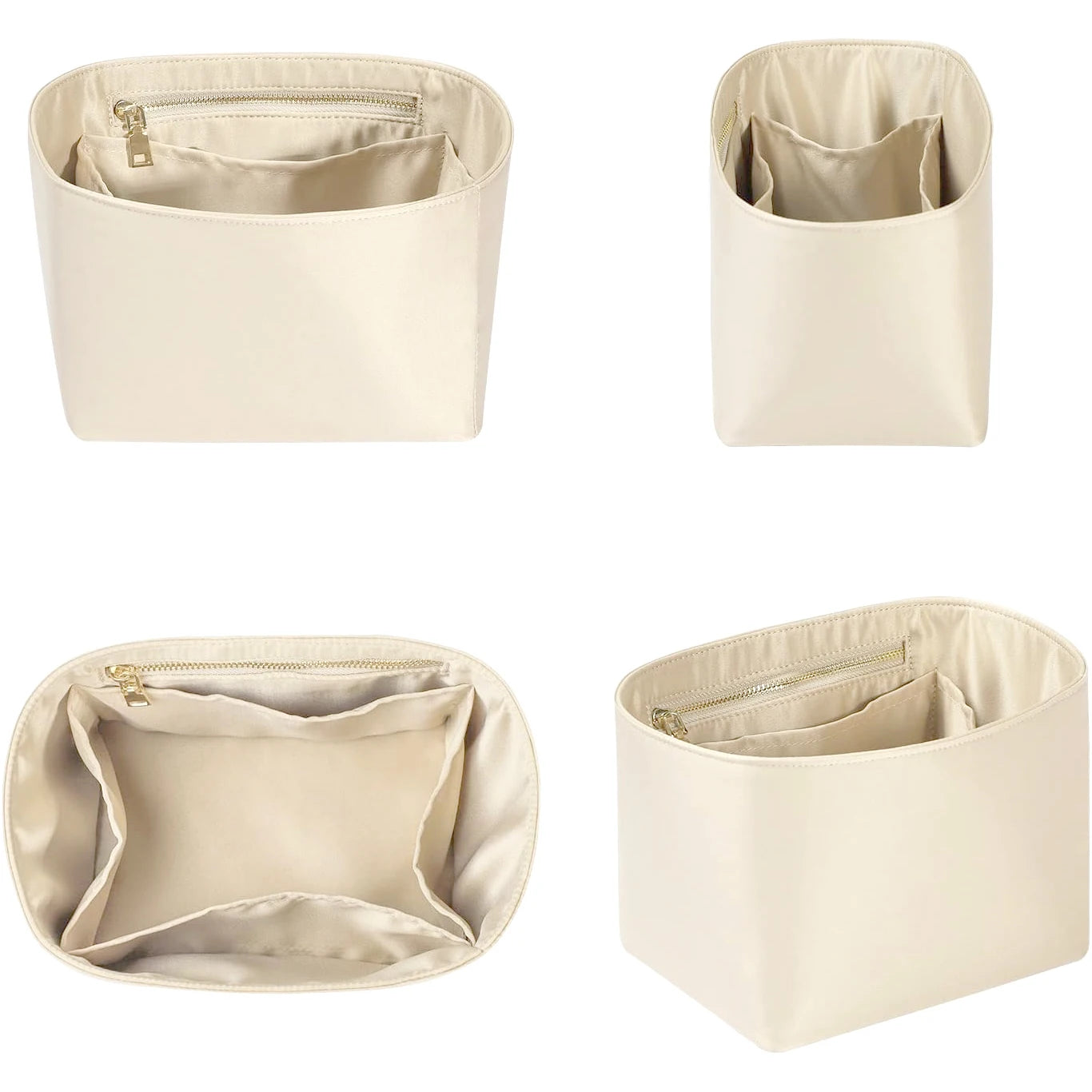 Picotin 18 Organizer Insert, Luxury Purse Organizer Insert, Silky Smooth, Fits Picotin 18/22 Bags