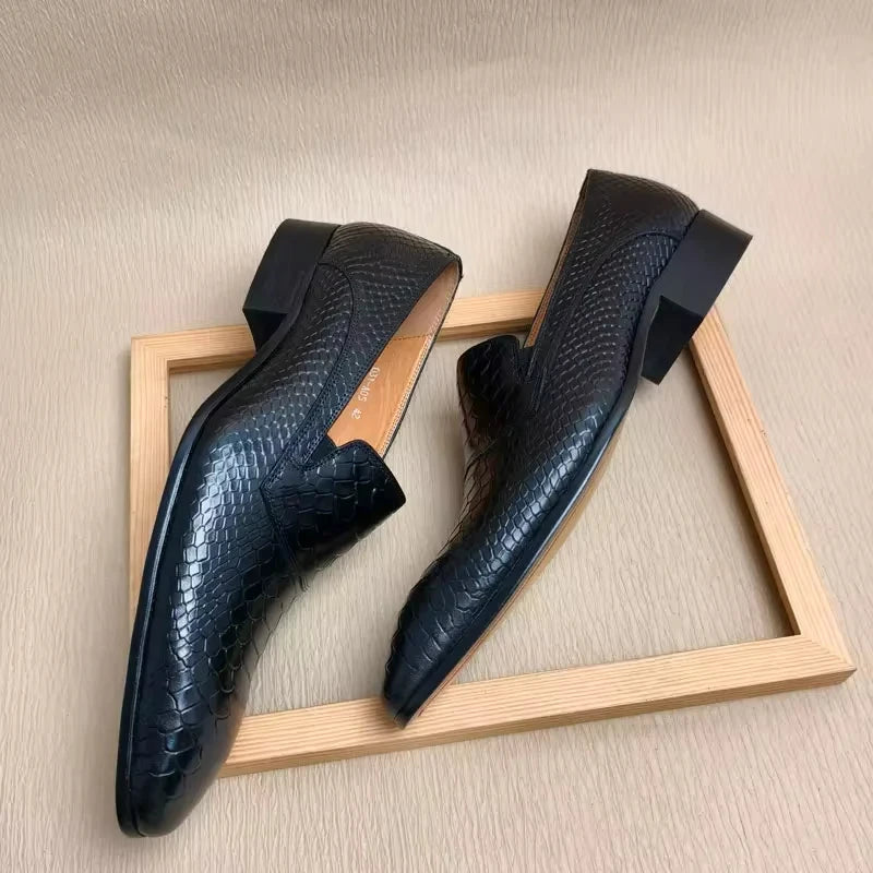 Classic Loafers Men Shoes Genuine Cowhide Leather Casual Office Shoe Original Design Spring Autumn Luxury Footwear Good Quality