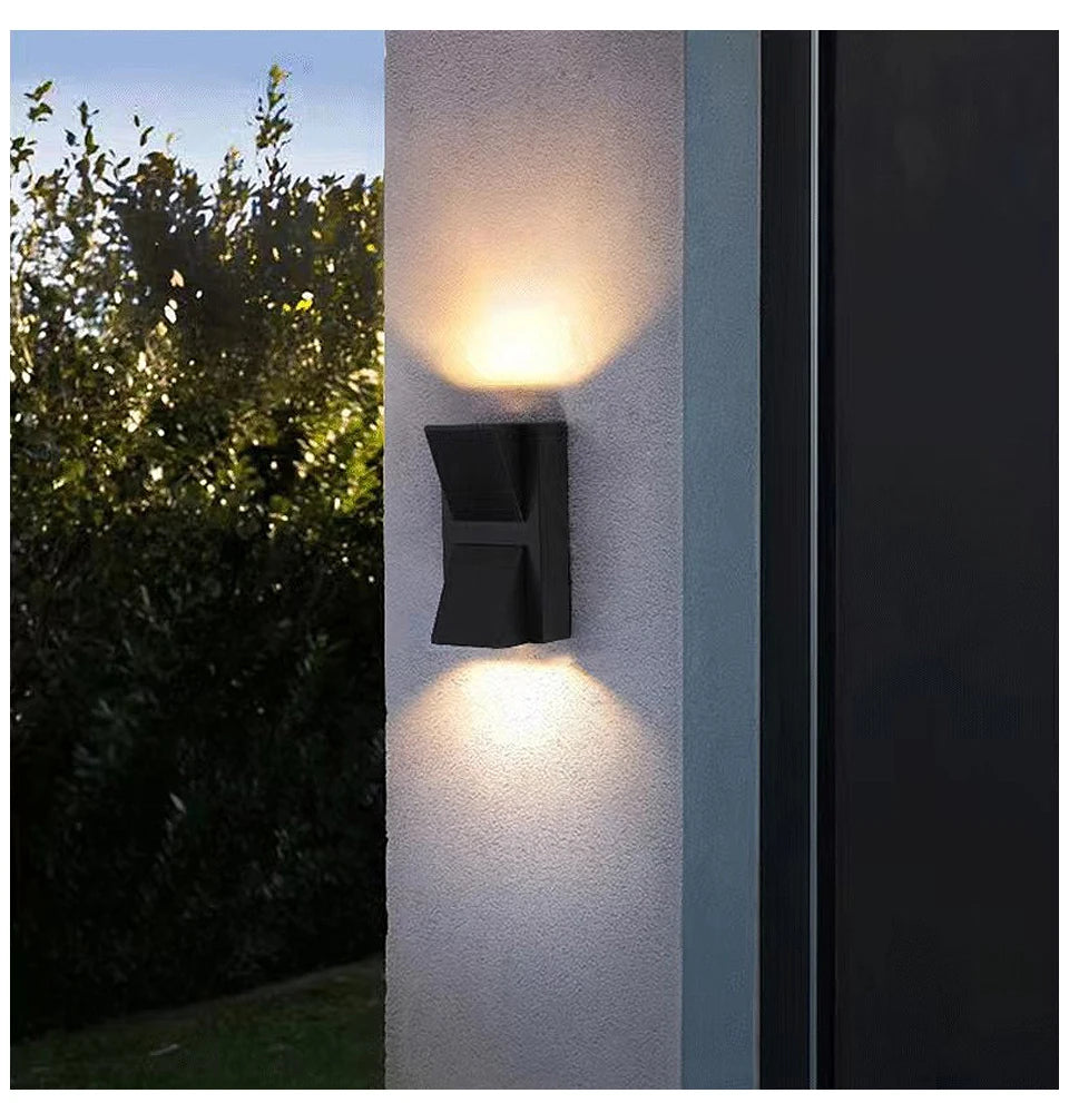 LED Wall Light Outdoor Waterproof Porch Garden Wall Lamp Indoor Bedroom Bedside Home Decoration Lighting Lamp