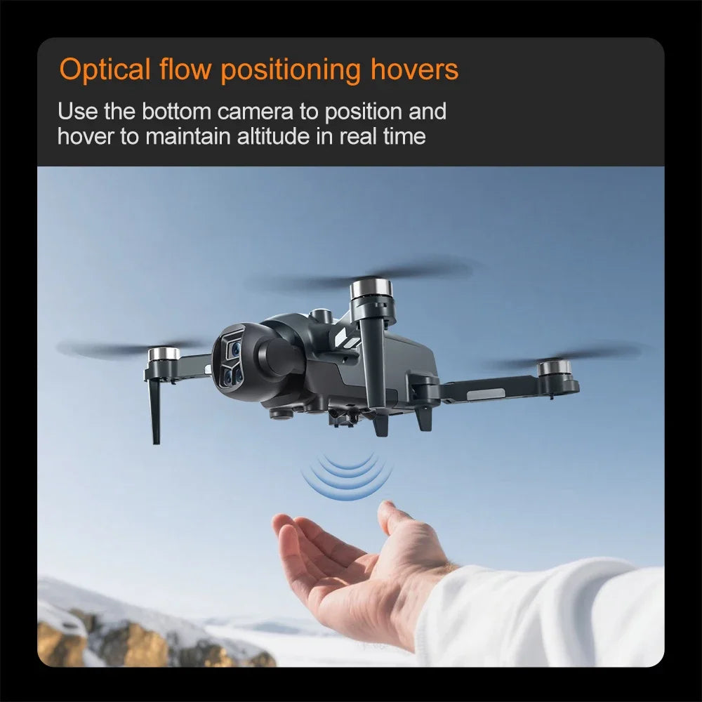Original V988 Drone 4K HD Camera 360°Obstacle Avoidance Brushless 5G WIFI FPV GPS Quadcopter FPV RC Dron Toy with Big Screen
