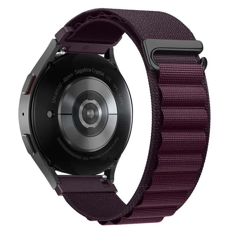 20mm 22mm Alpine Nylon Loop Band For Realme Watch 5/S/3 Oneplus Watch Lite/3/2/2R Comfortable Strap For Xiaomi Watch 5/S4-3-2-1