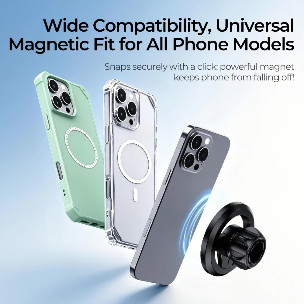 For MagSafe Magnetic Car Phone Holder Accessories Magnet Base for 17mm Ball Head Car Mobile Cellphone Stand Mount GPS Brackets