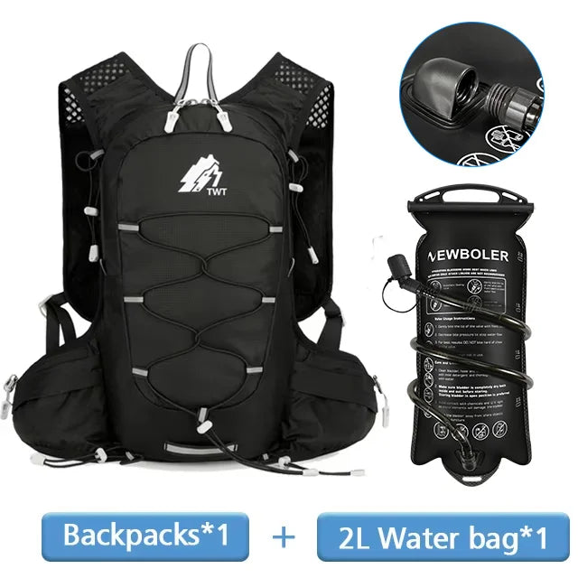 Outdoor Lightweight Backpack 20L Trail Running Backpack Cycling Bag Mountaineering Backpack Hiking Backpack Hydration Backpack