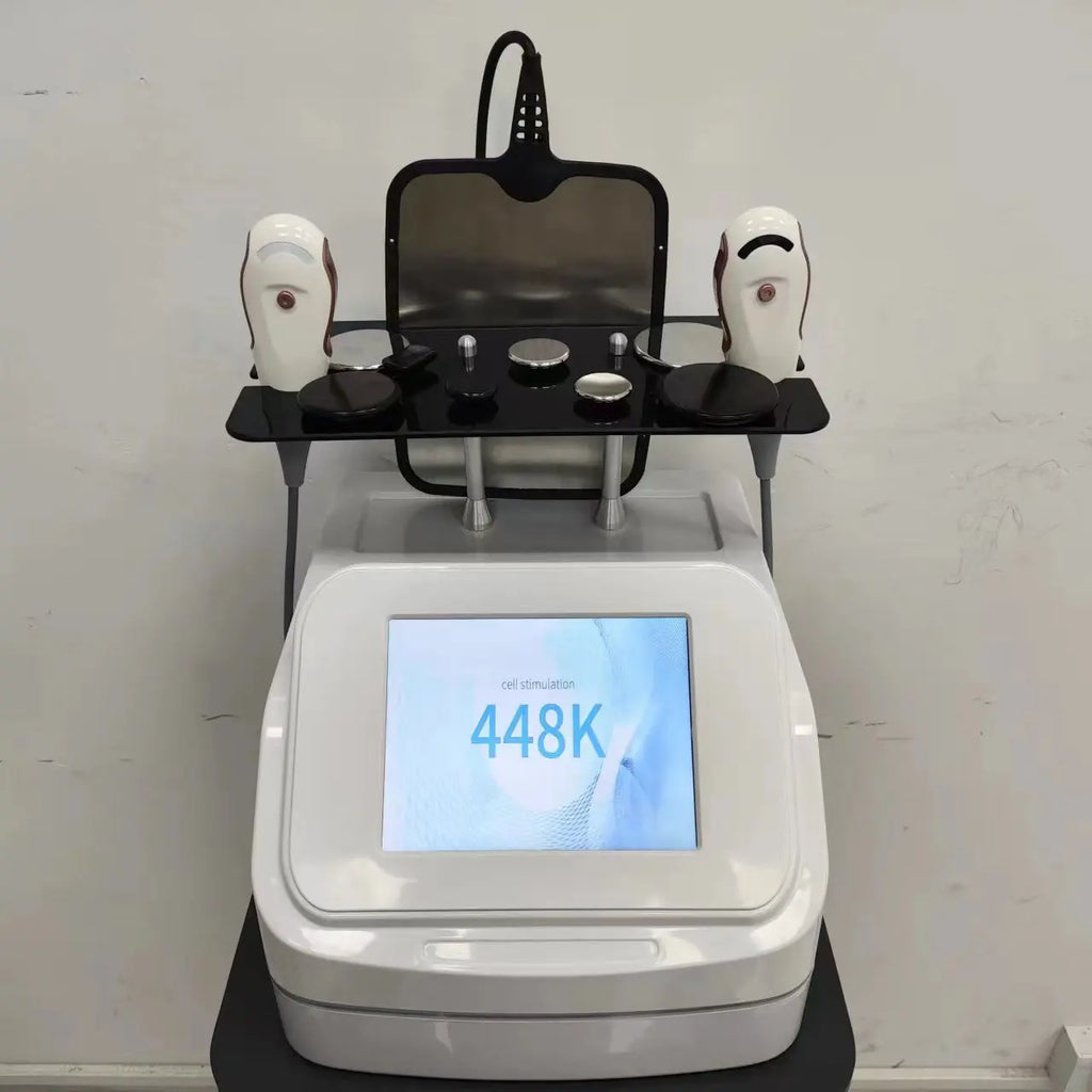 448KHZ Tecar Therapy RET CET JDM Diathermy Machine Pain Relief Body Sliming Weight Loss Skin Deep Health Care System Portable EC
