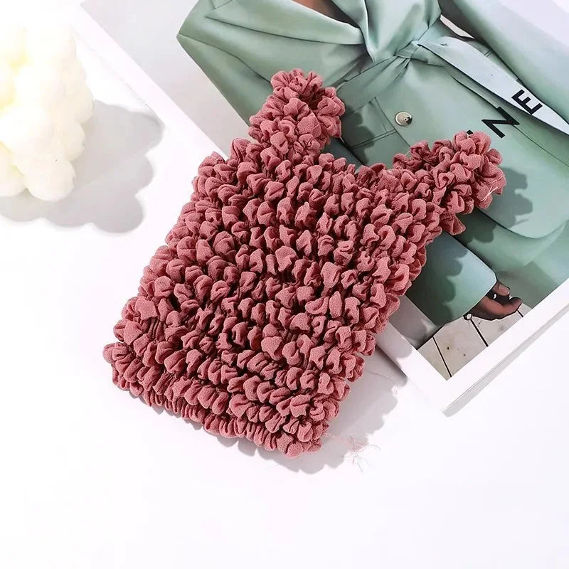 New Bubble Bags Expansion Fold Pleated Flexible Stretch Mini Shopping Bag Large Capacity Elastic Portable Handbag Storage Bag