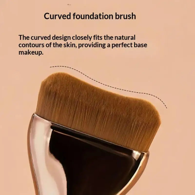 Double Head Face Makeup Brush Set Soft Fiber Foundation Brush Concealer Brush Beginner-Friendly Beauty Tools