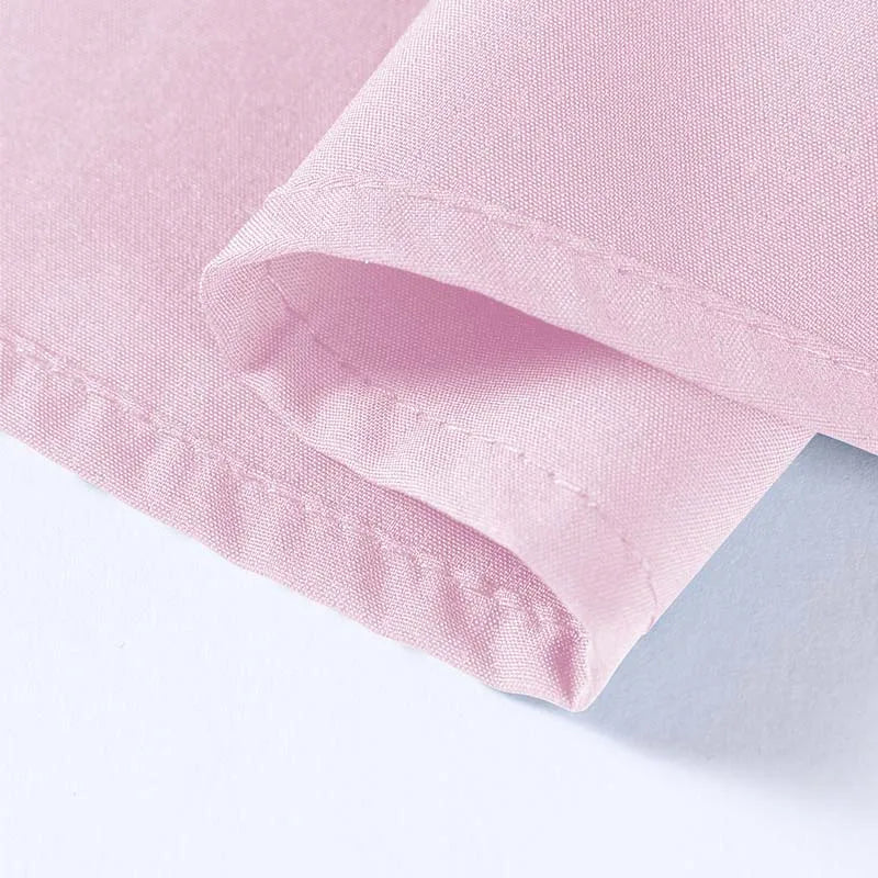 Men's Business Casual Long Sleeve Shirt Solid Color Wrinkle Resistant Comfortable All-Season Versatile Solid Color Top