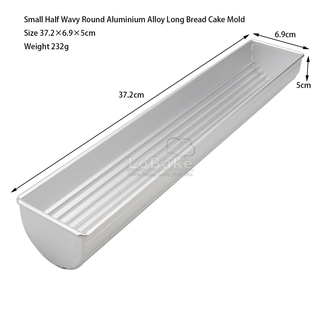 Long Style Bread Mousse Cake Mold Round Trigon Ladder Wavy Flower Shape Aluminium Dessert Steaming Moulding DIY Kitchen Gadgets