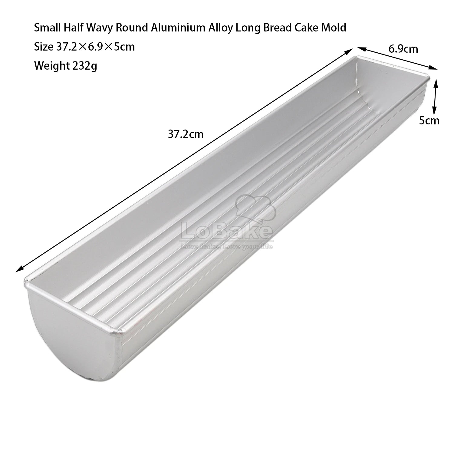 Long Style Bread Mousse Cake Mold Round Trigon Ladder Wavy Flower Shape Aluminium Dessert Steaming Moulding DIY Kitchen Gadgets