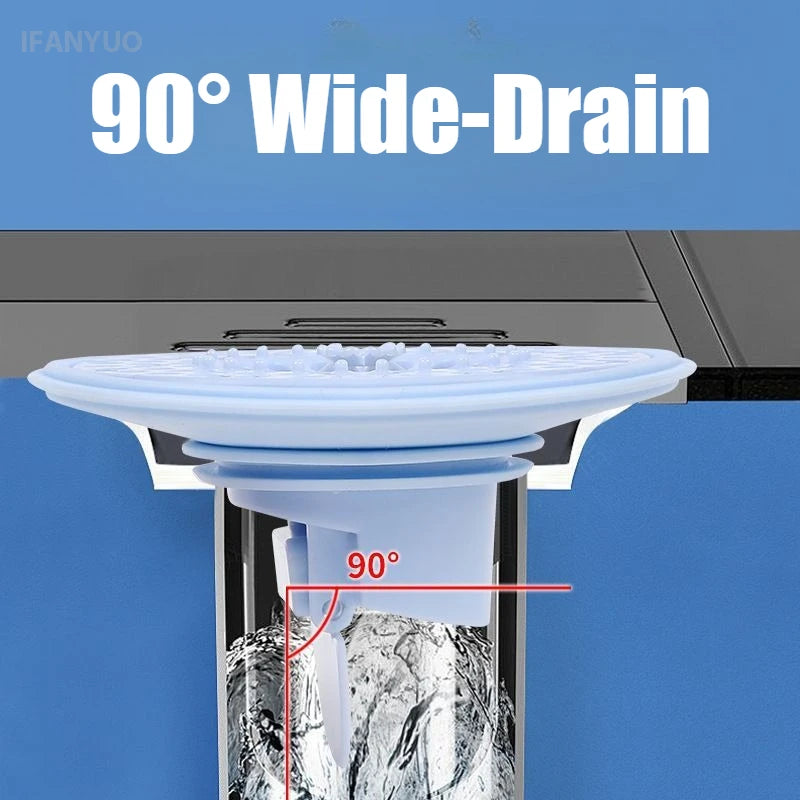 Sewer Anti-odor Anti-insect Floor Drain Bathroom Kitchen Anti-insect Cover Floor Drains Universal Drainage Hair Sink Strainer