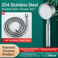 304 stainless steel shower head, handheld shower head for bathroom bathing, bathroom shower head