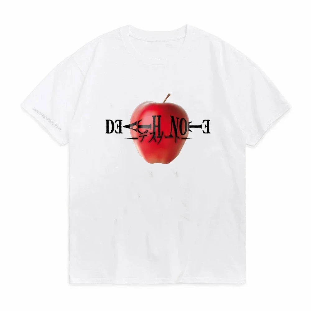 Men Kawaii Cartoon Summer Tops Misa Amane Graphic Tees Japanese Anime T-shirt Death Note T  Harajuku Unisex Pop Y2k Tshirt