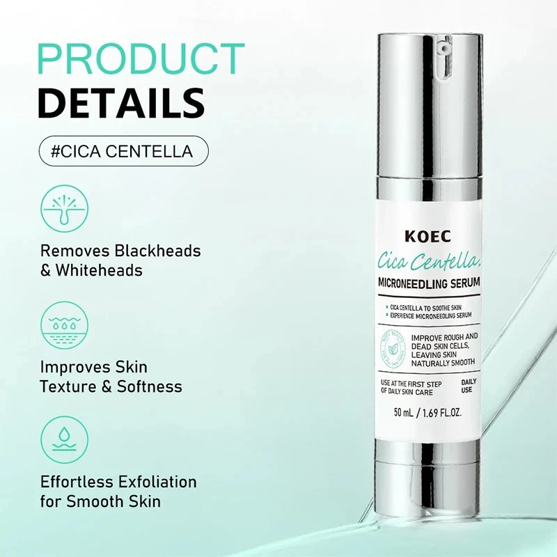 Korean Microneedle Essence Desalination Fine Lines Spots Collagen Solution Reverse Aging Recombinant Improves Rough Texture 50ml