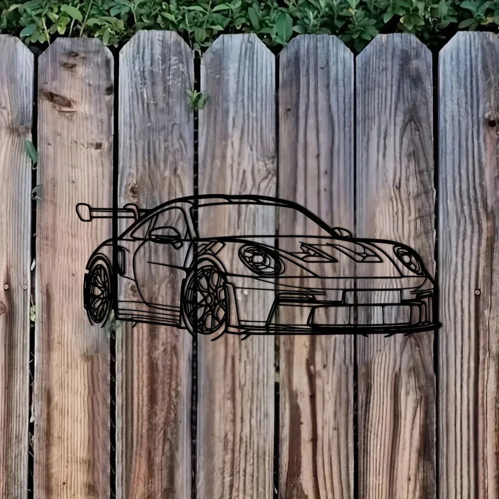 1pc Car Metal Wall Art - Modern Home Decor Sign for Car Enthusiasts Modern Iron Vehicle Sculpture