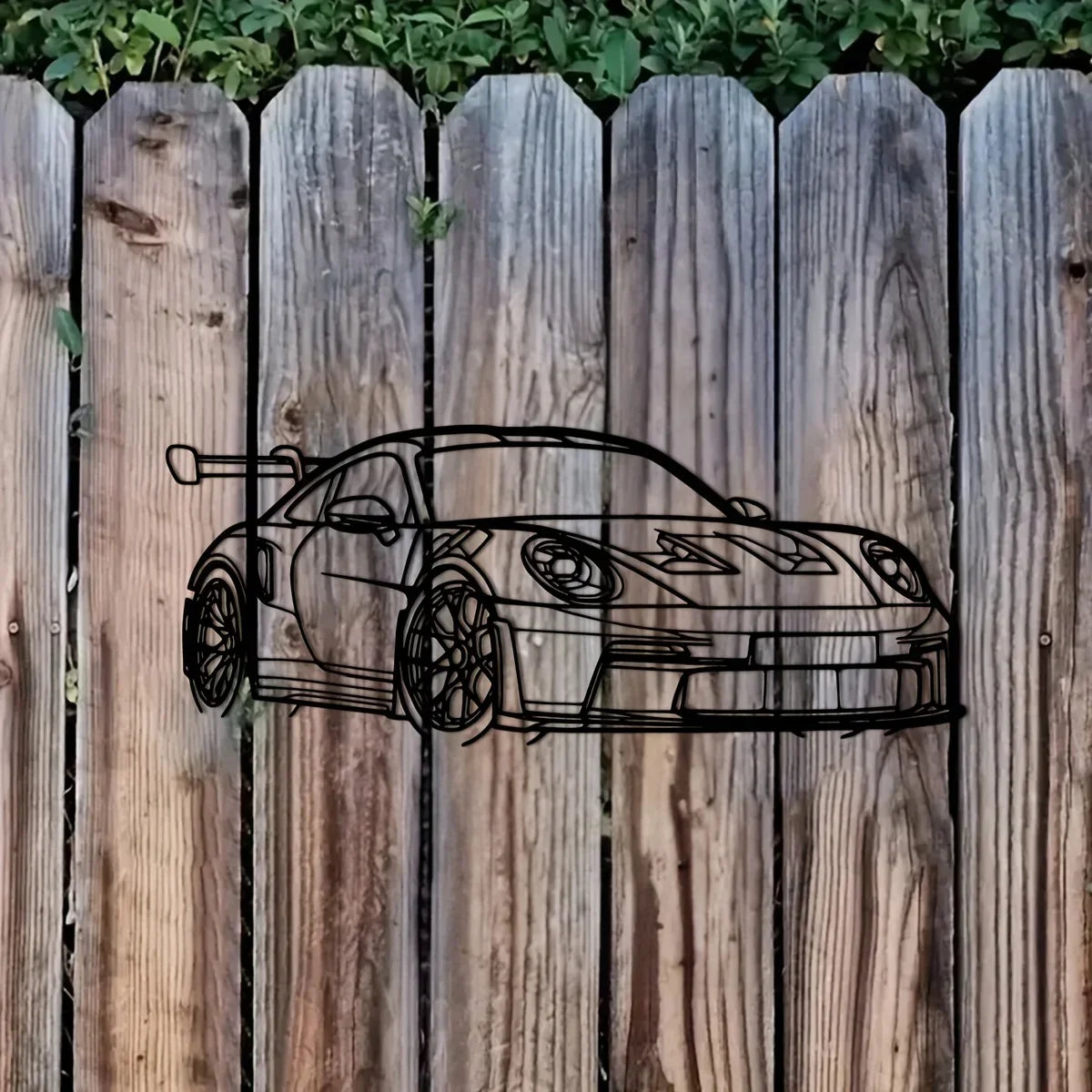 1pc Car Metal Wall Art - Modern Home Decor Sign for Car Enthusiasts Modern Iron Vehicle Sculpture