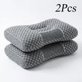 Soybean Fiber Ergonomic Cervical Pillow for Neck Support, Contour Sleeping Pillow for Side Back Sleepers, Breathable Support Pillow for Head Neck & Shoulders
