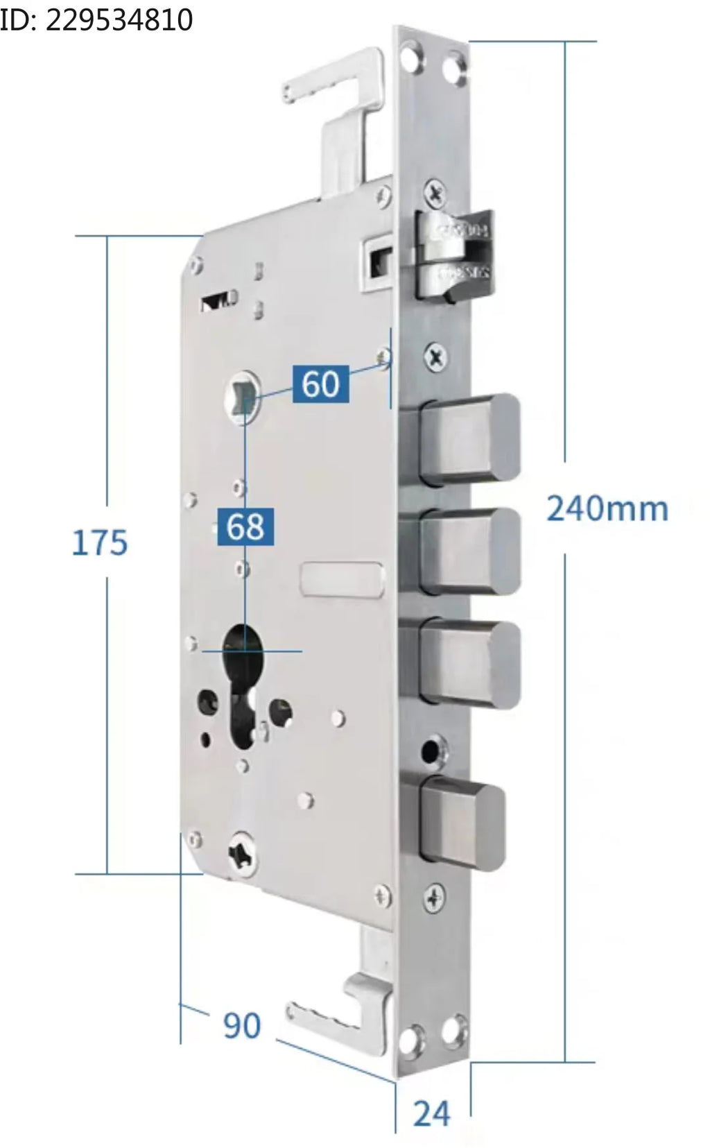 Face Recognition Unlock Digital Door Lock With FIngerprint Password Unlock Keyless Electronic Door Lock