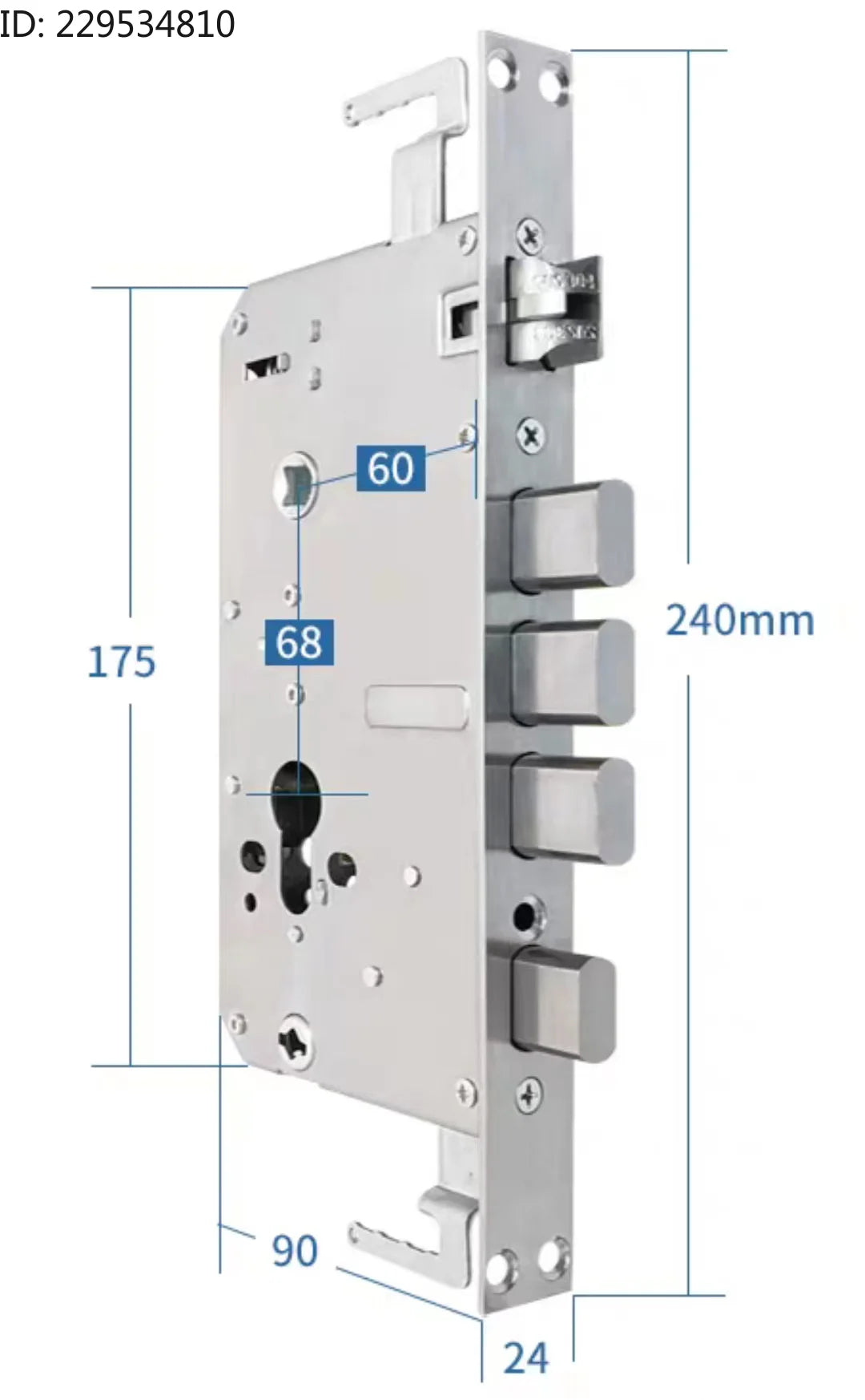 Face Recognition Unlock Digital Door Lock With FIngerprint Password Unlock Keyless Electronic Door Lock