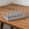 Multifunctional Divided Organizer Rack, Pot Lid Holder, Cutting Board Stand & Desktop Bookshelf for Kitchen & Study