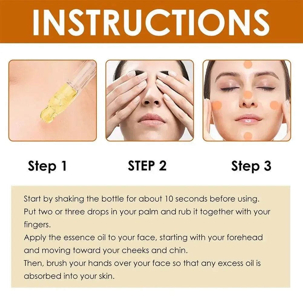 Collagen Face Serum Moisturing Tightening Hydrating Smoothing Nourishing Brightening Face Skin Care Product Balance Water Oil