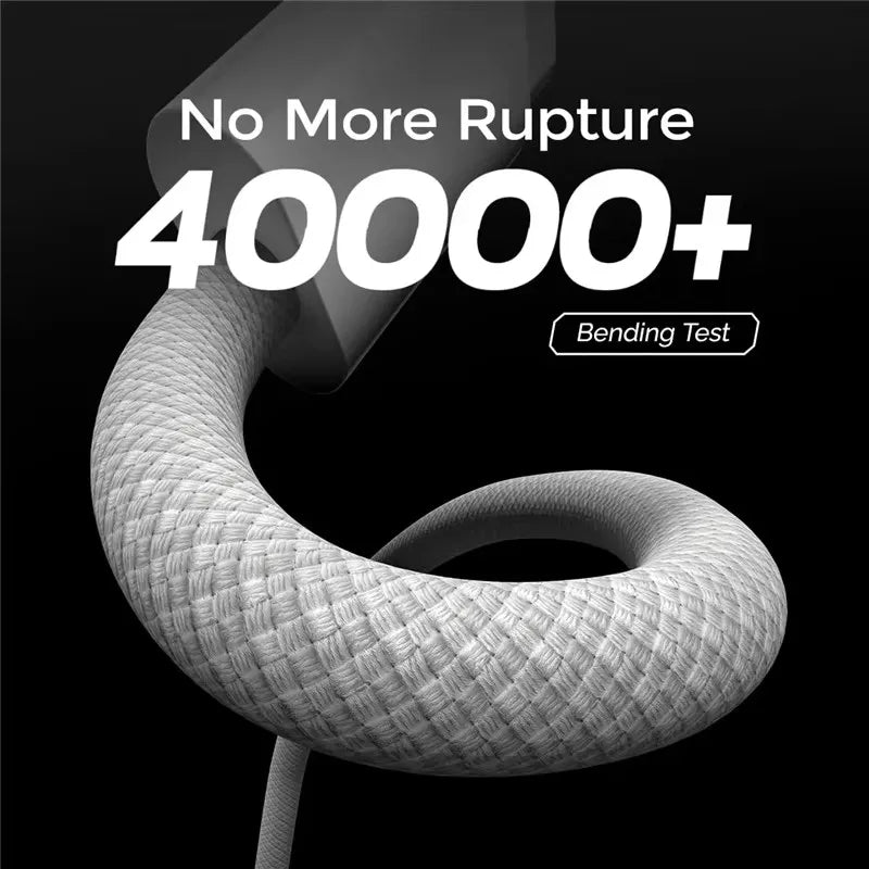 PD 60W Dual USB-C Fast Charging Braided Cable For iPhone 15 16 Pro Max 15 16 Plus Type C to Type C Quick Charger Cable With Box