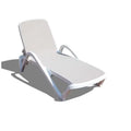 High Quality Foldable Outdoor Pool Lounge Waterproof Plastic Sun Lounger Modern Comfortable Hotel Courtyard Park Beach