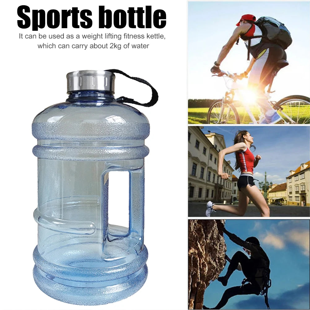 2.2L Gym Water Bottle Large Capacity Sports Water Jug Portable Running Hydration Bottle Multifunction for Camping Hiking